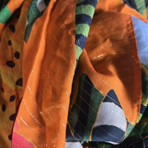 New Farm Rio Striped Bananas Swim Beach Pool Cover-Up Dress Medium NWT - Picture 7 of 11